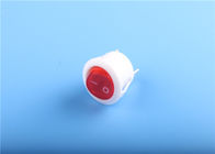 Mini Red ON OFF Okrągły Led Rocker Switch Single Pole Single Throw For Automotive